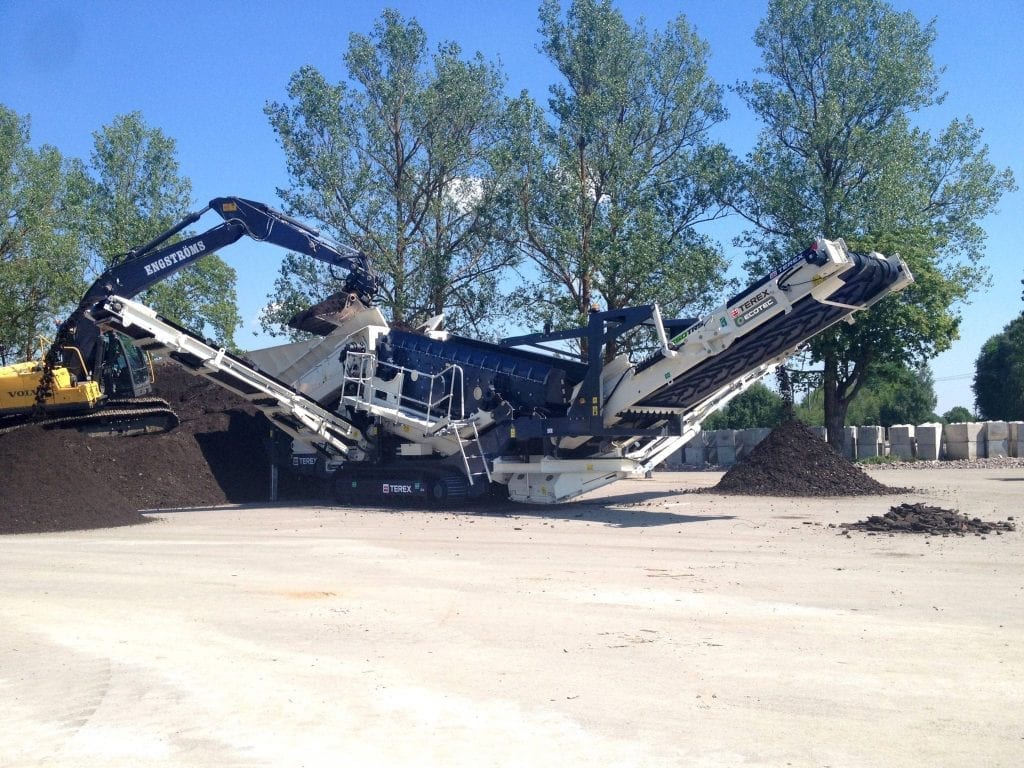 Ecotec TRS550 Tracked Recycling Screening Plant